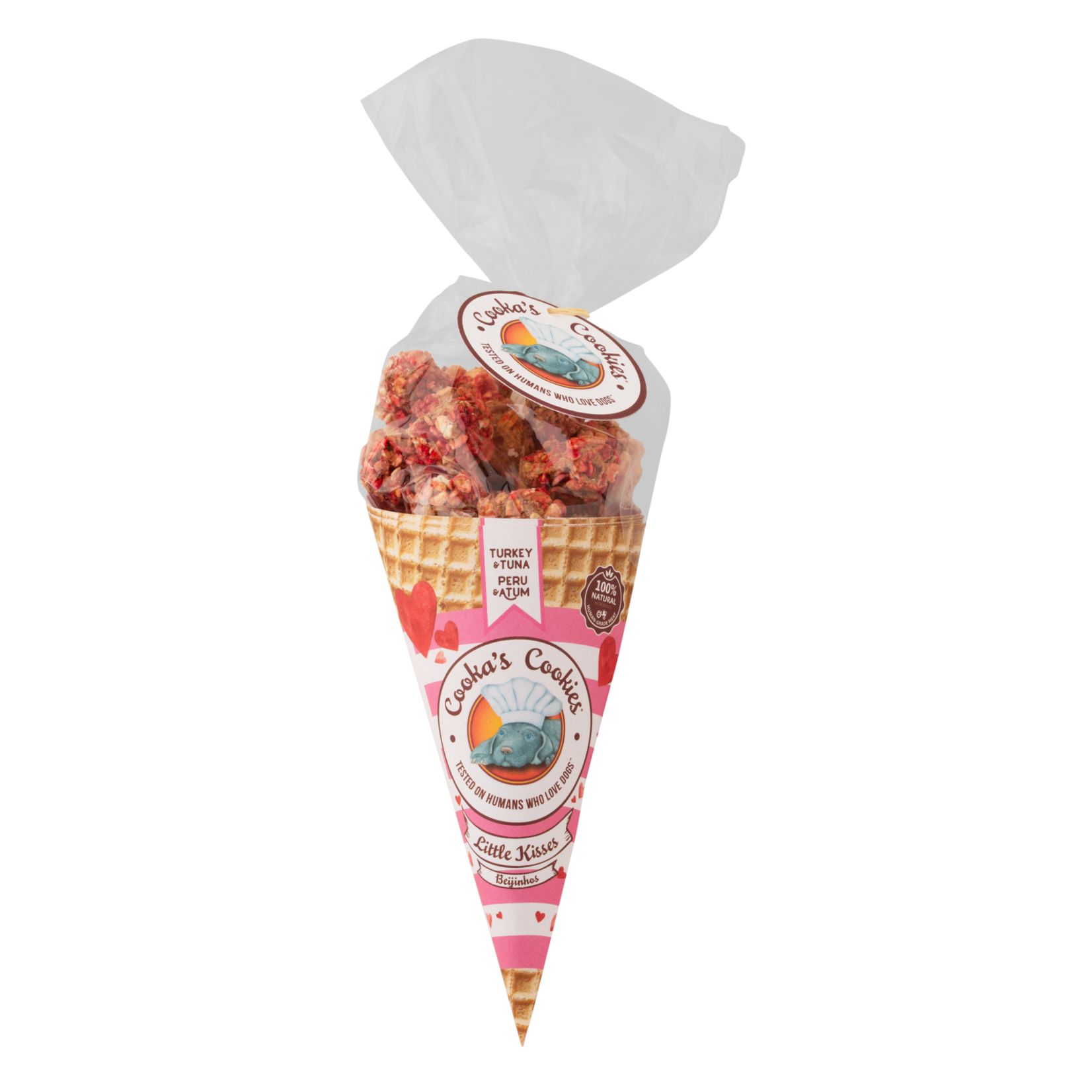 cooka's cookies Cooka's beijinhos turkey & tuna 50gr