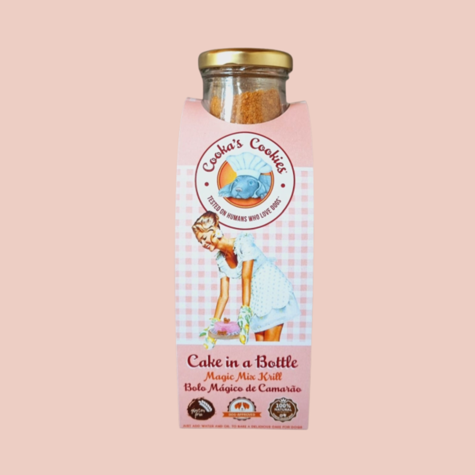 cooka's cookies Cooka's cake in bottle krill