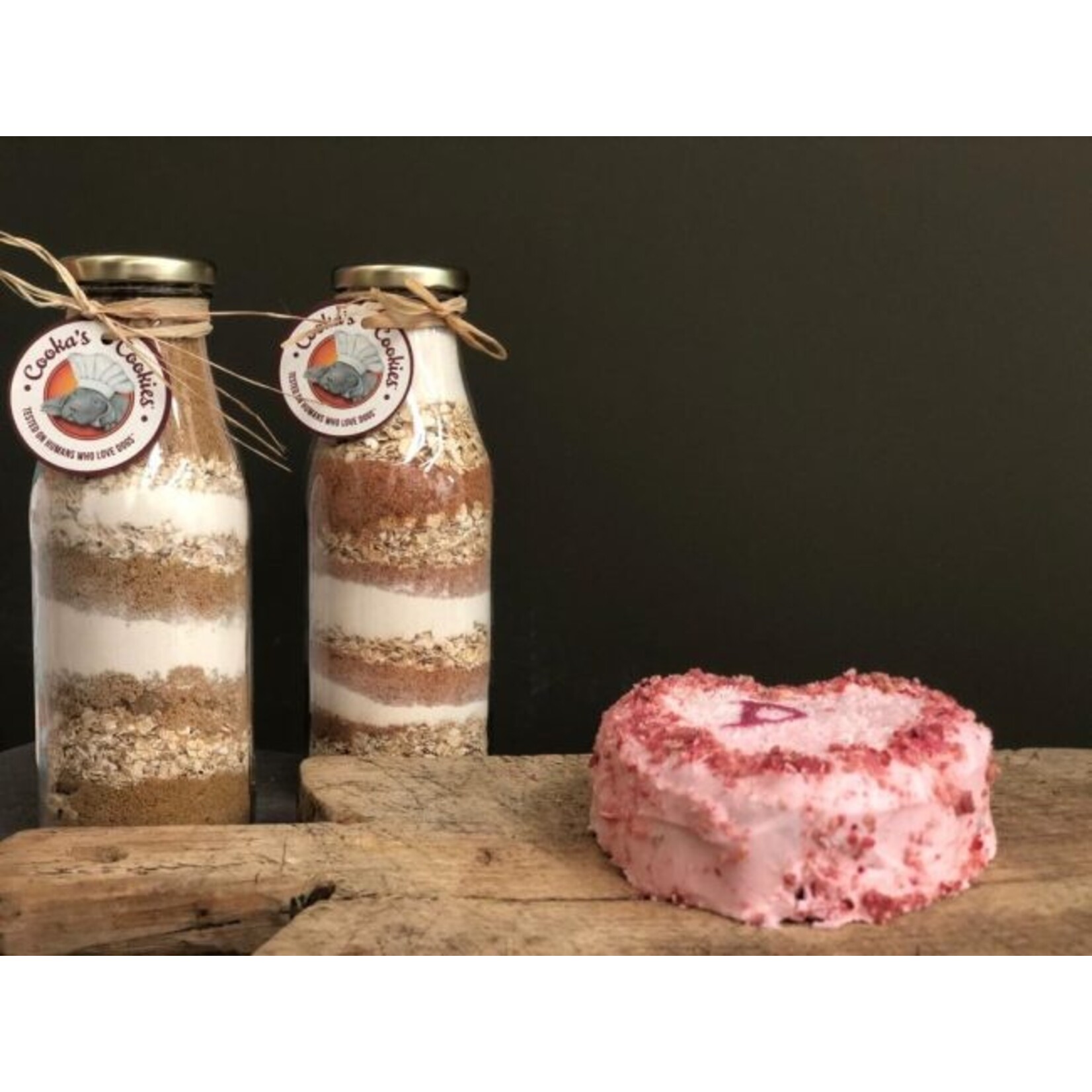 cooka's cookies Cooka's cake in bottle krill