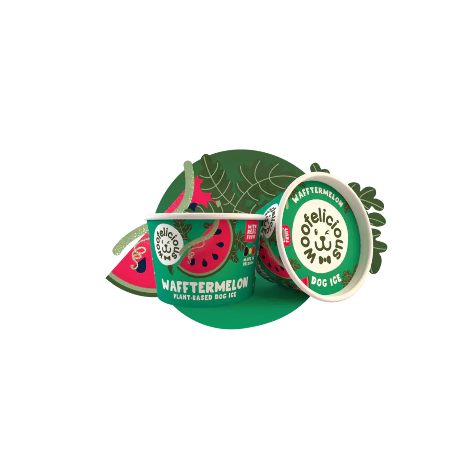 woofelicious Woofelicious wafftermelon cup 50gr