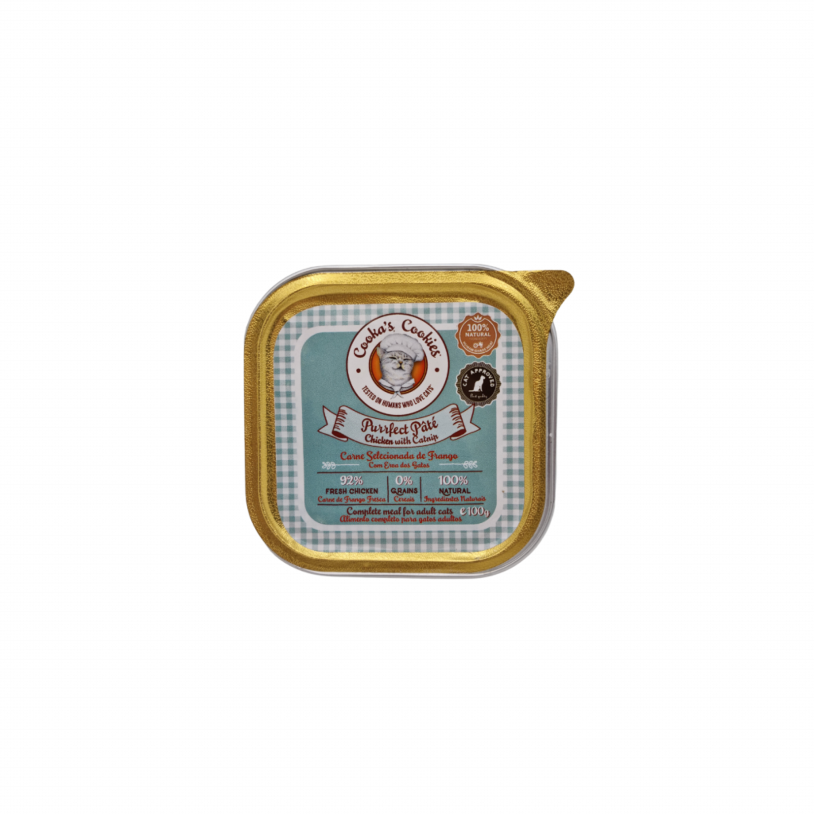 cooka's cookies Cooka's chicken paté w catnip 100gr