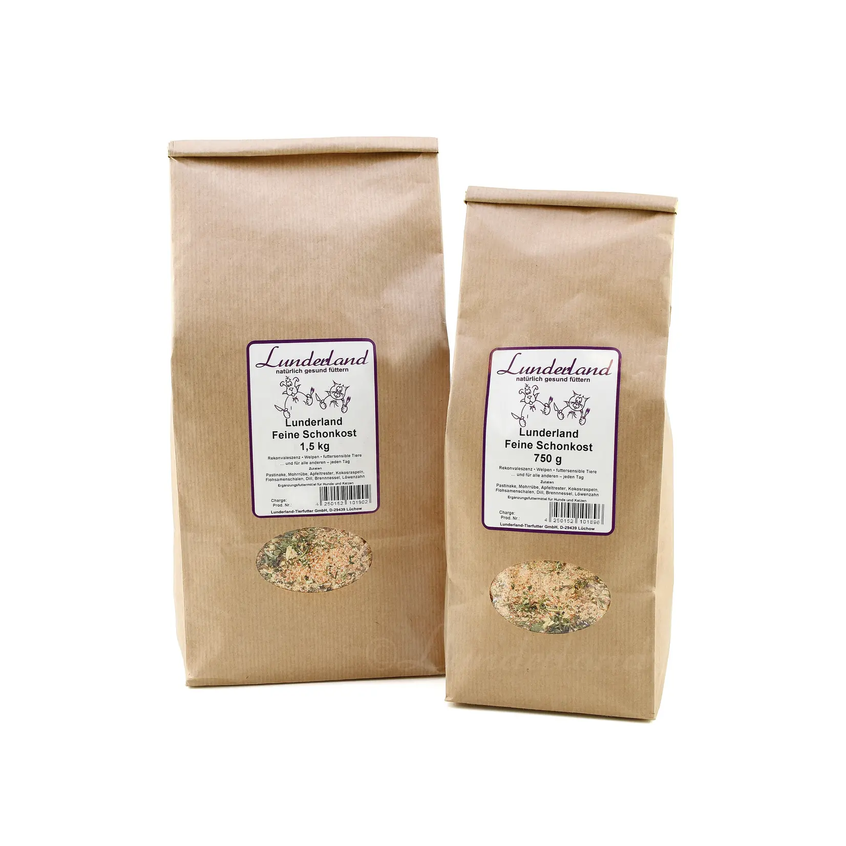Lunderland fijne groentemix 750gr