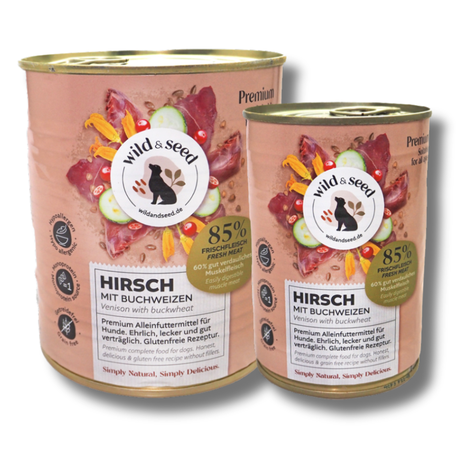 Wild & Seed Wild & seed wet food deer 800gr