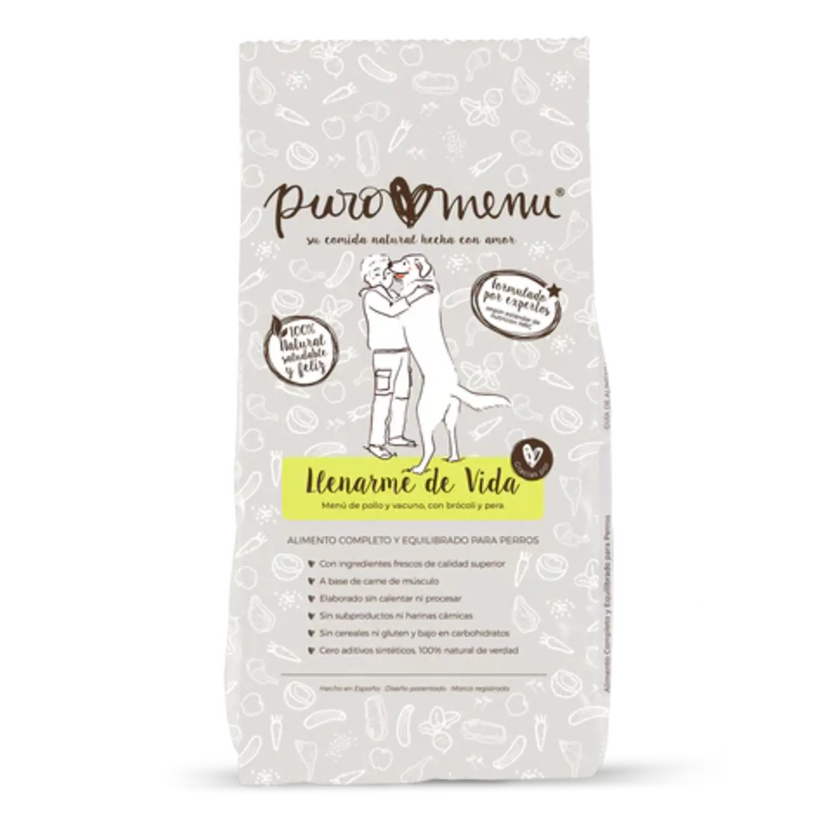 Puromenu Puromenu rund en kip 800gr (KVV)