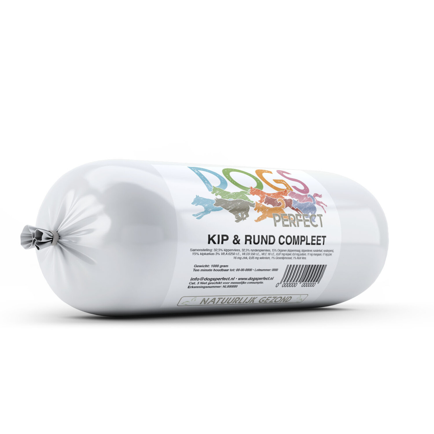 Dogs perfect Dogs perfect kip & rund 1kg