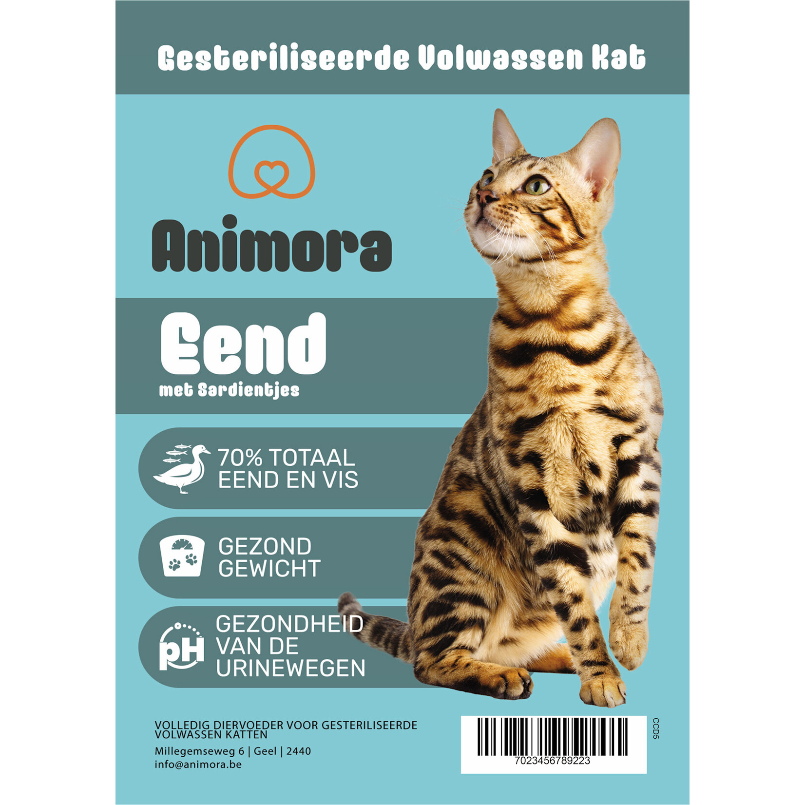Animora Animora cat eend & sardines