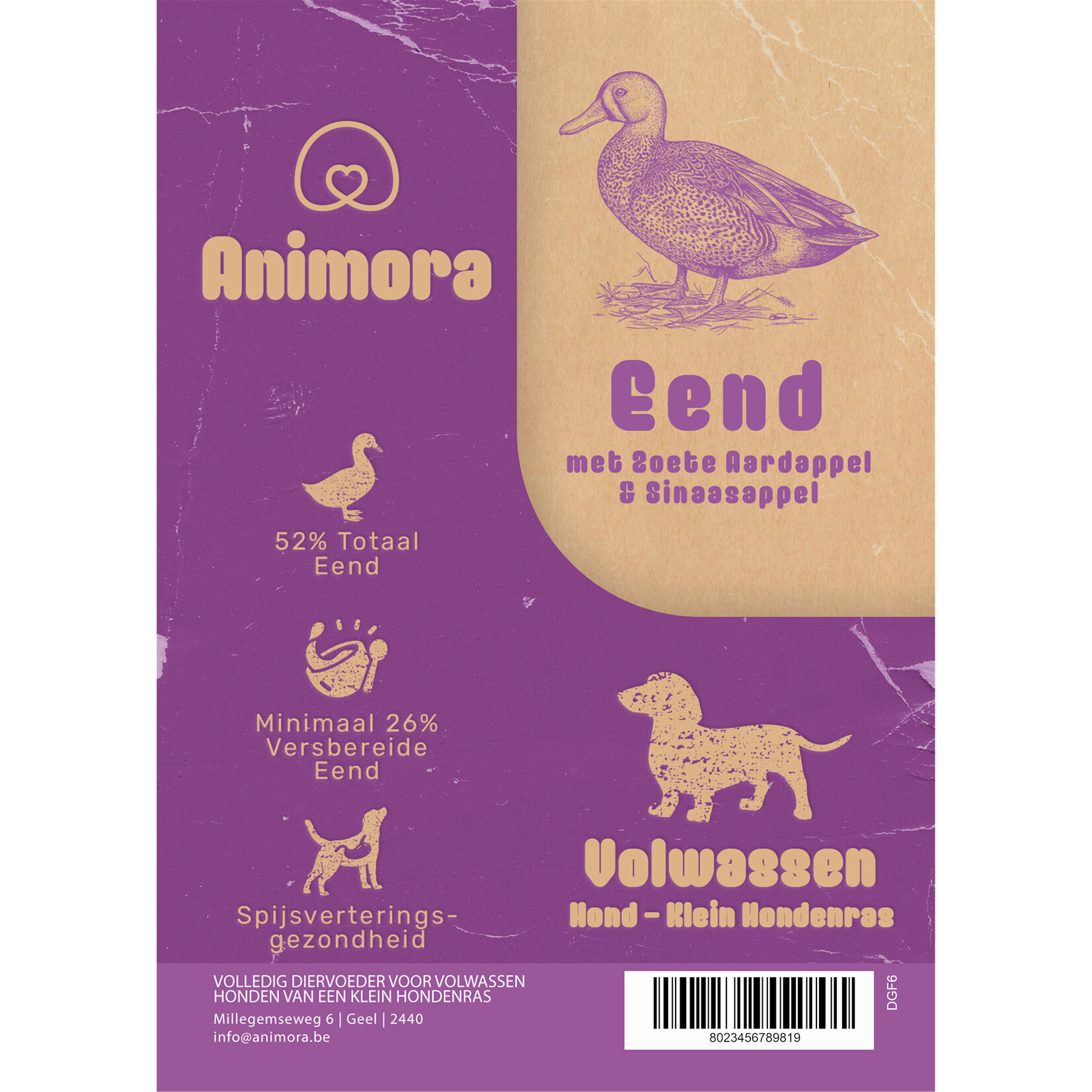 Animora Animora small breed eend & sinaasappel