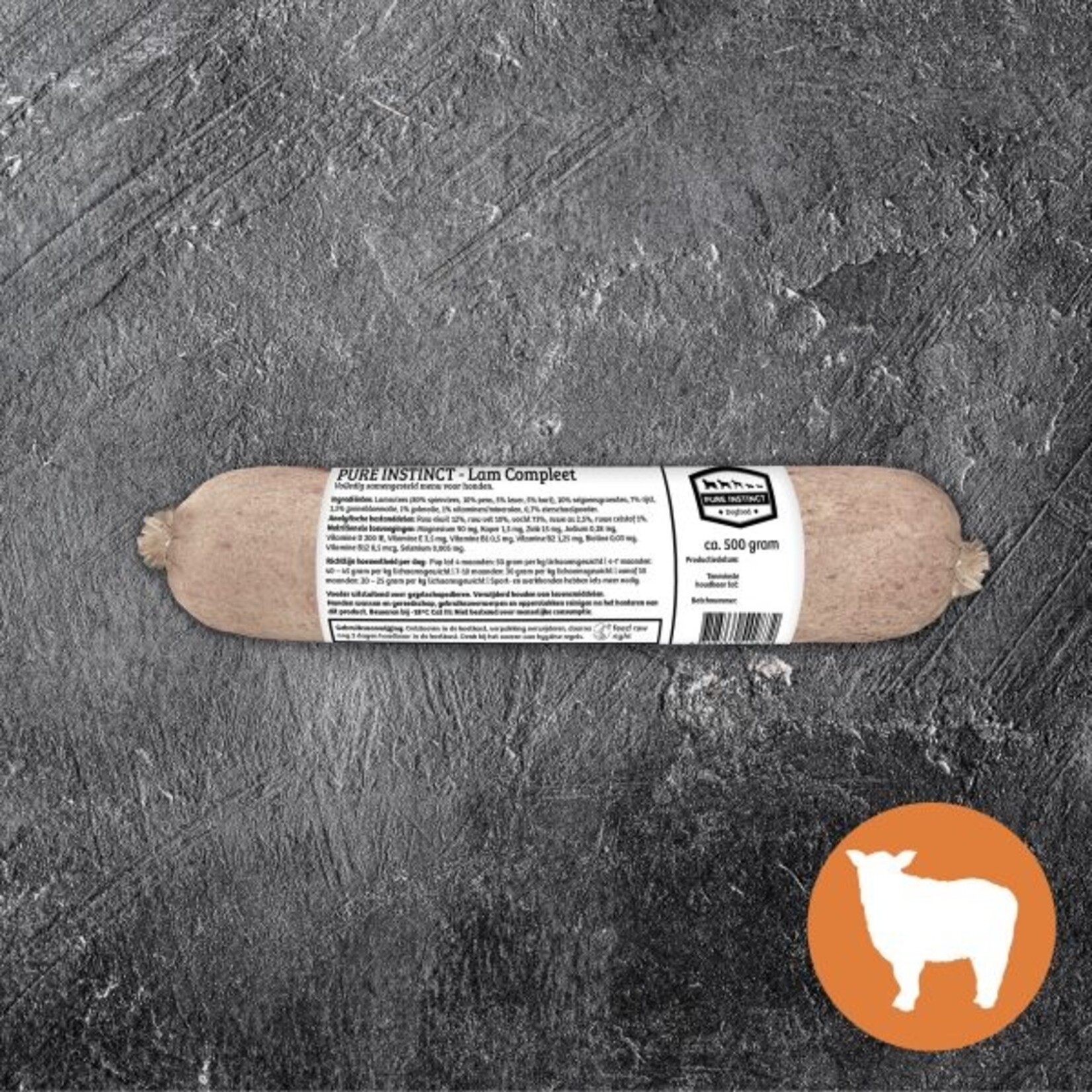 Pure instinct Pure instinct gekookt lam 500gr
