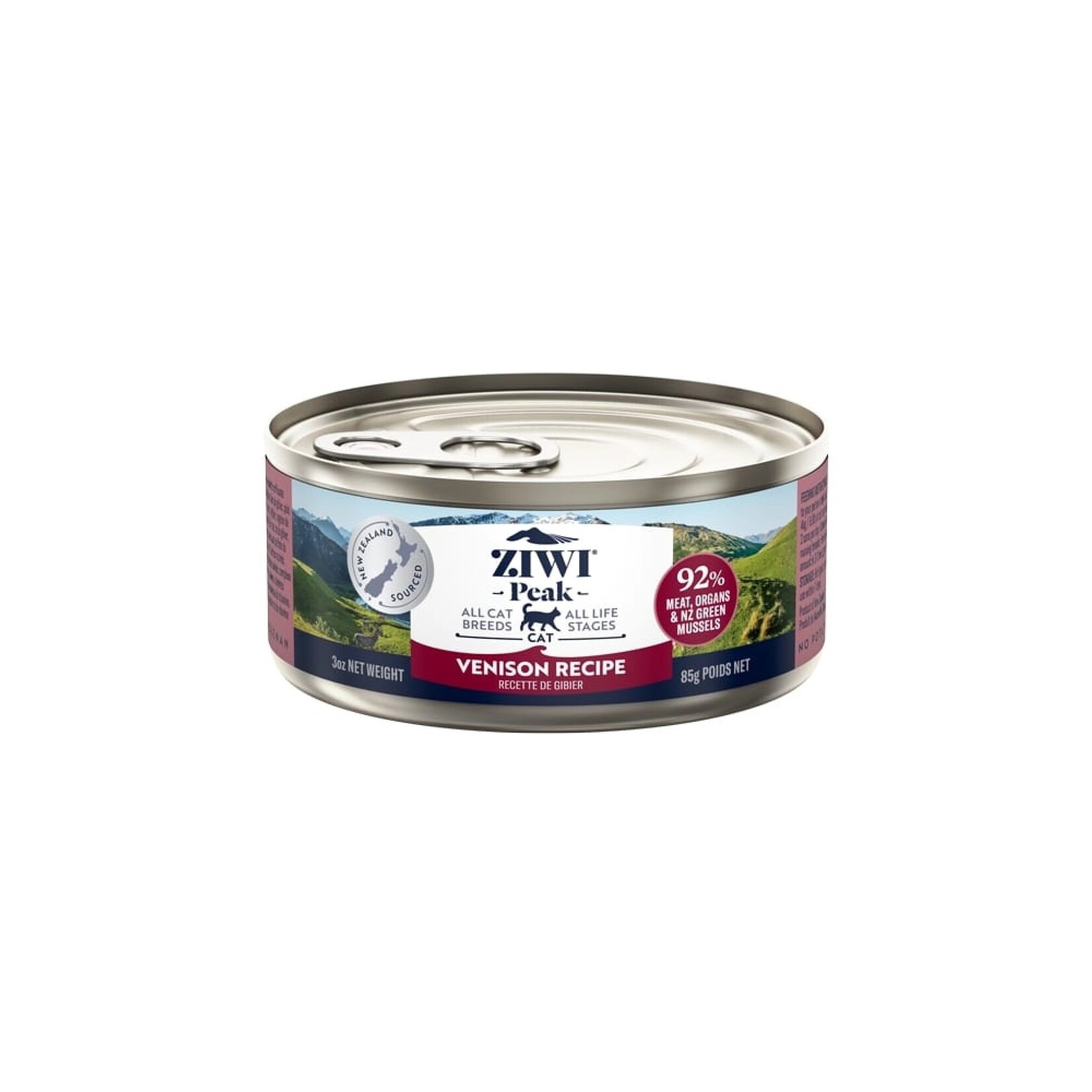 Ziwipeak cat cans venison 85gr