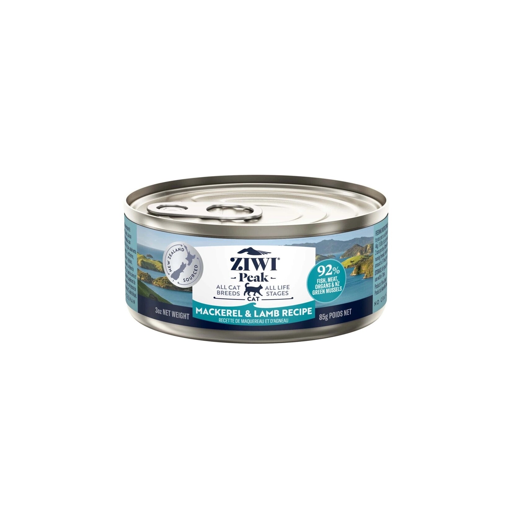 Ziwipeak Ziwipeak cat cans mackerel & lamb 85gr