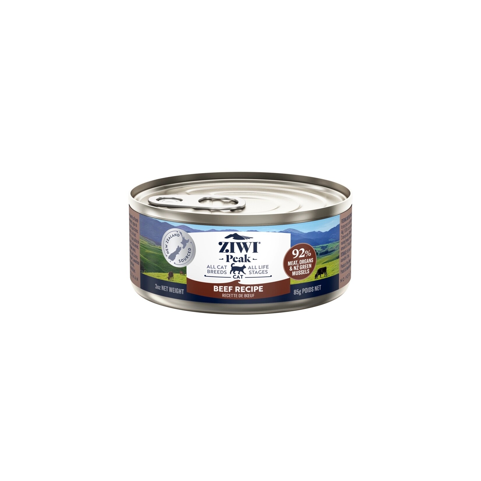 Ziwipeak Ziwipeak cat cans beef 85gr