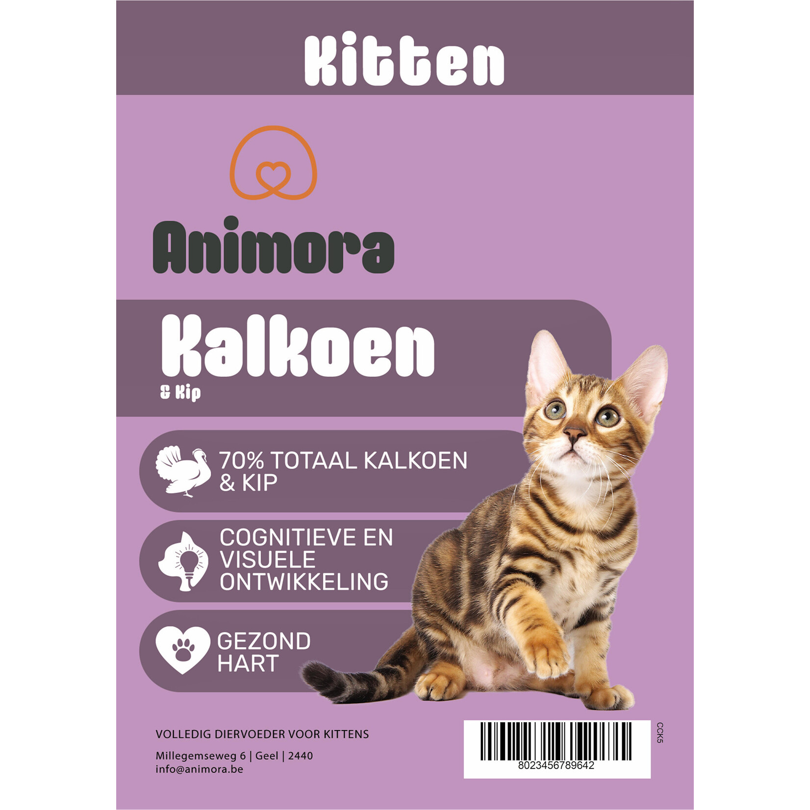 Animora Animora cat kitten kalkoen & kip