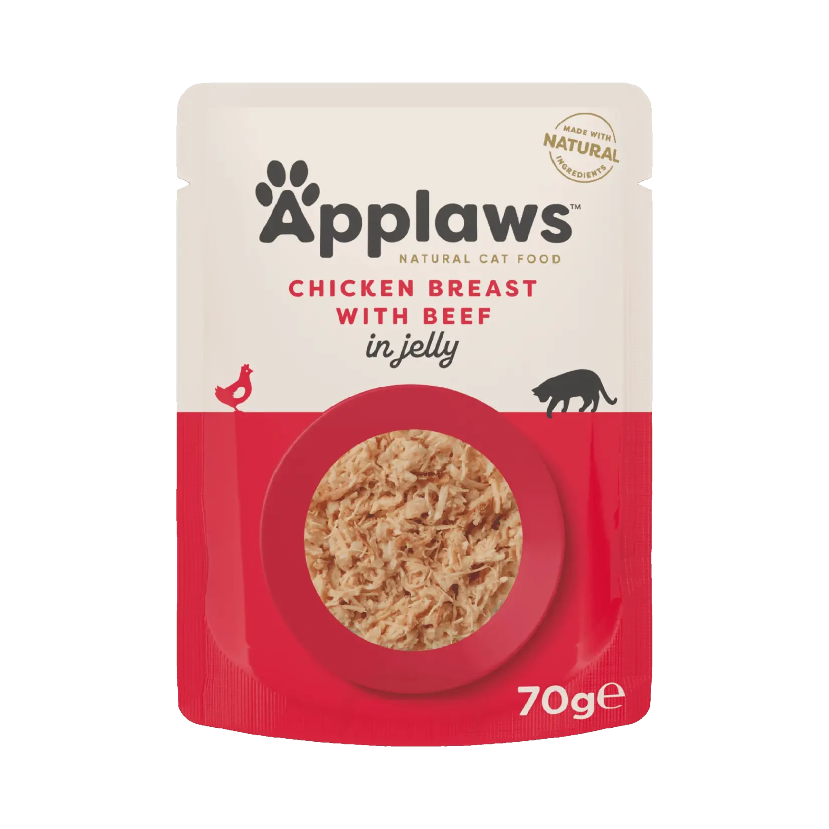 Applaws Applaws cat quick serve jelly chicken & beef 70 gr.