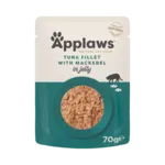 Applaws Applaws cat quick serve jelly tuna wholemeat & mackerel 70 gr.