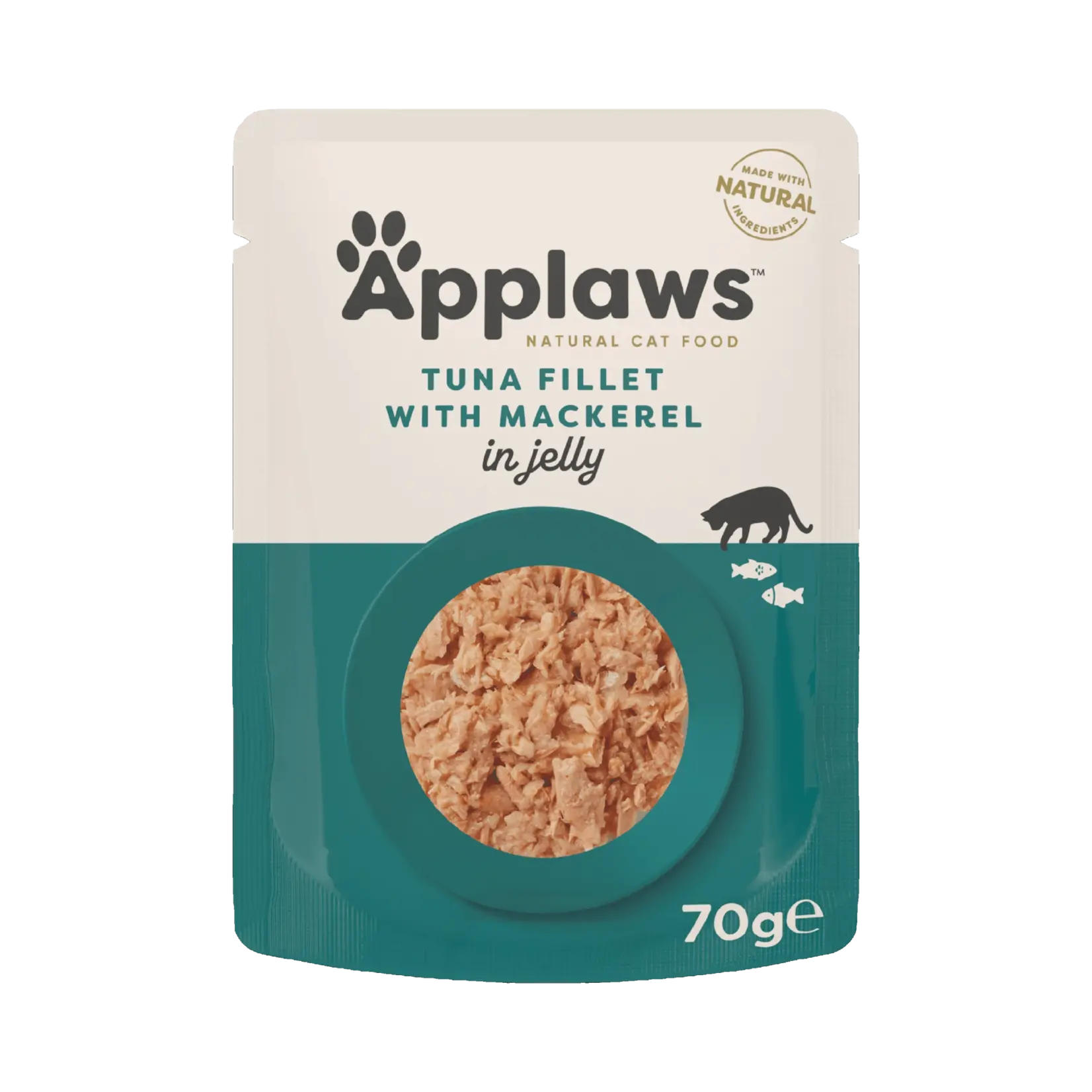 Applaws Applaws cat quick serve jelly tuna wholemeat & mackerel 70 gr.