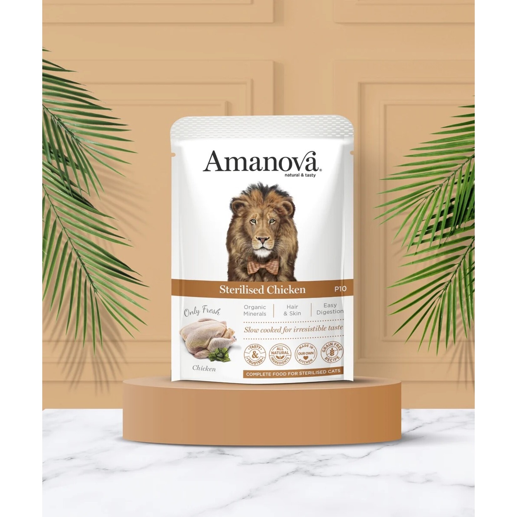 Amanova Amanova cat sterilized chicken 85gr