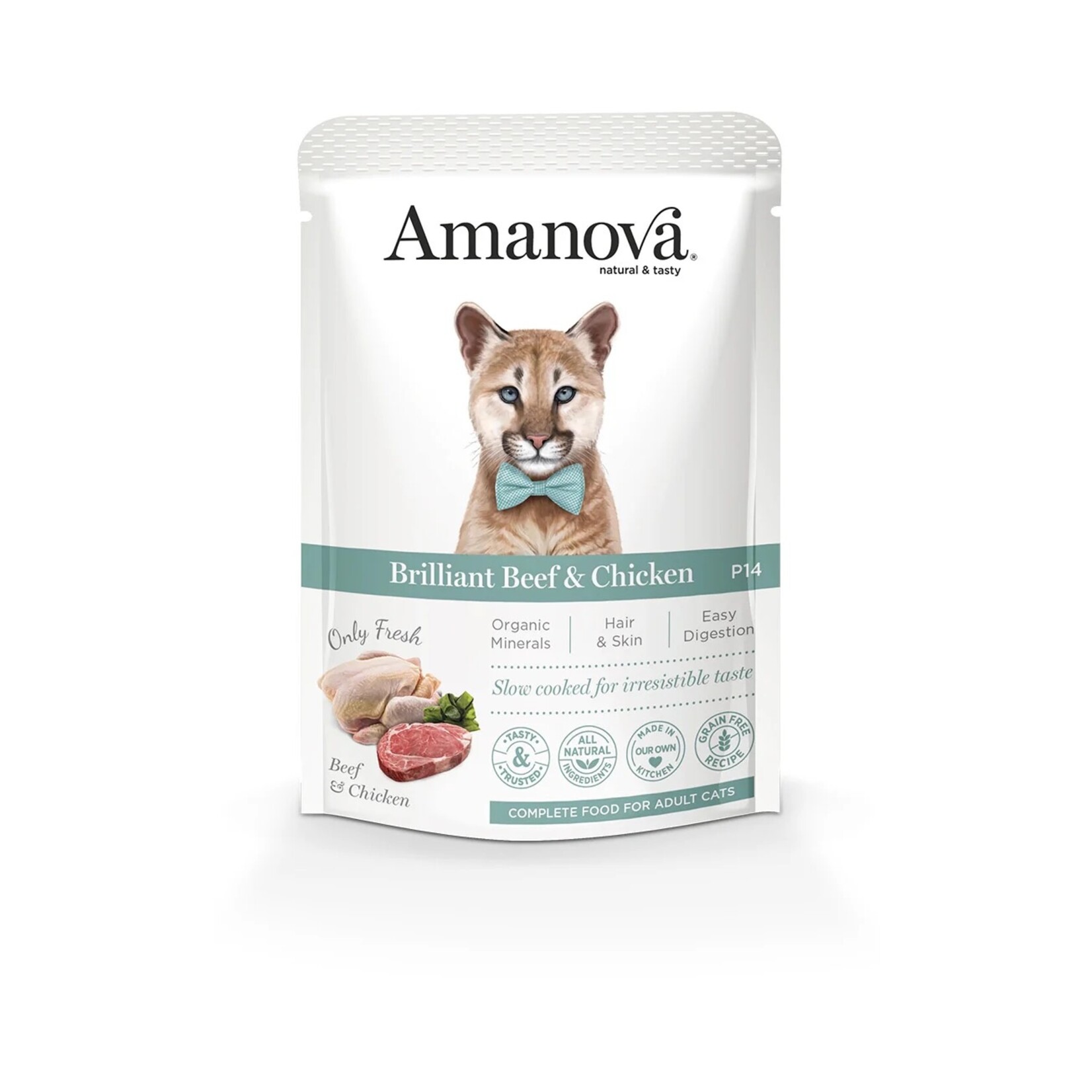Amanova Amanova cat  beef & chicken 85gr