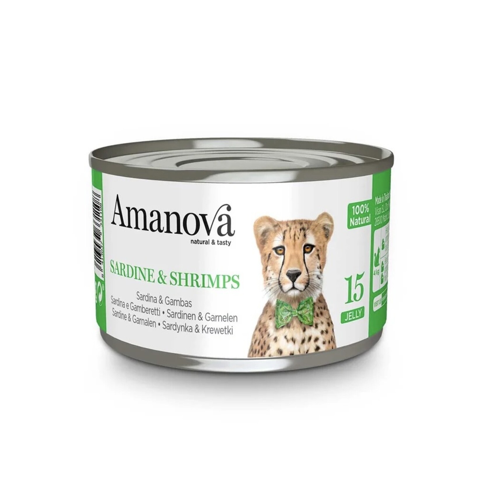 Amanova Amanova cat  sardine & shrimp 70gr