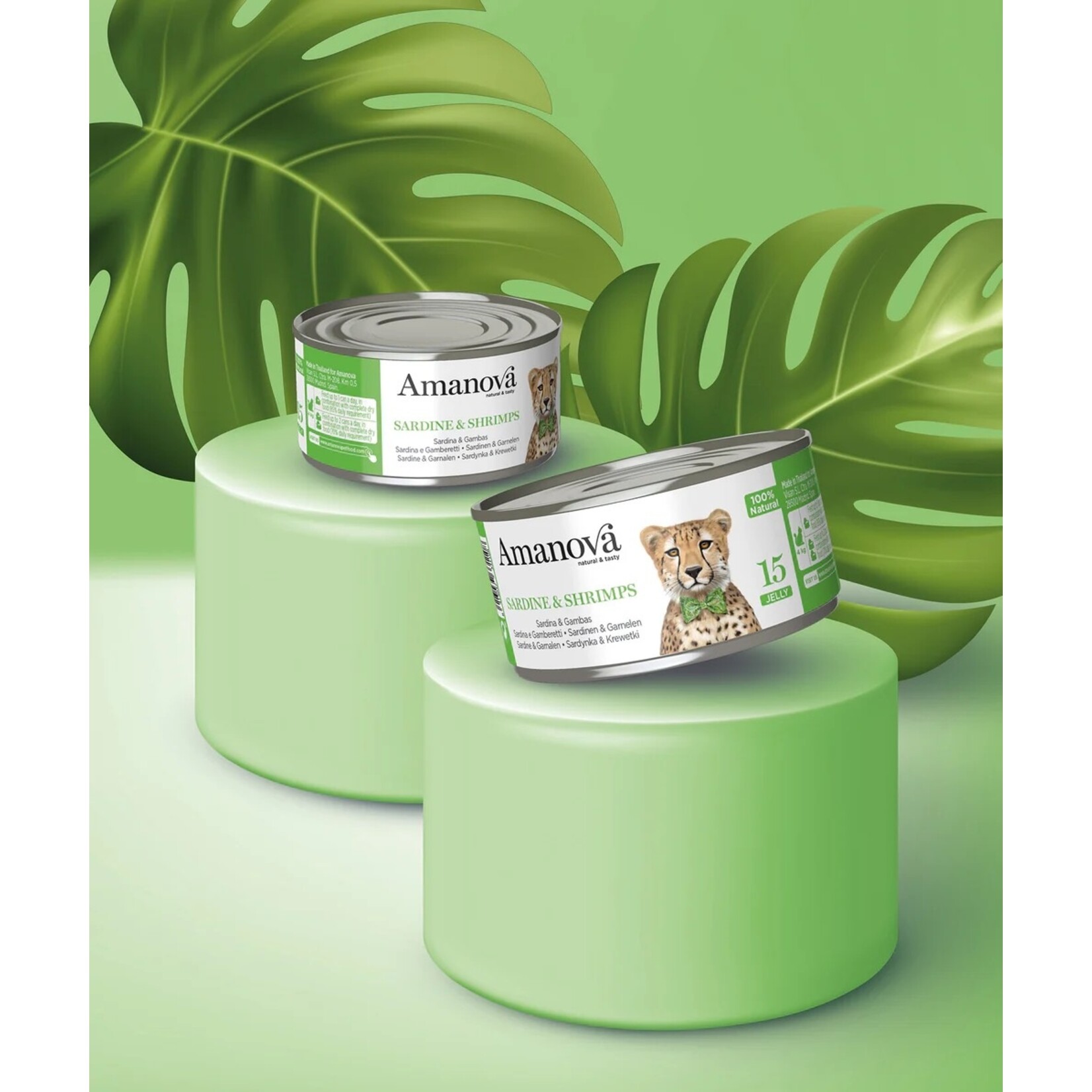 Amanova Amanova cat  sardine & shrimp 70gr