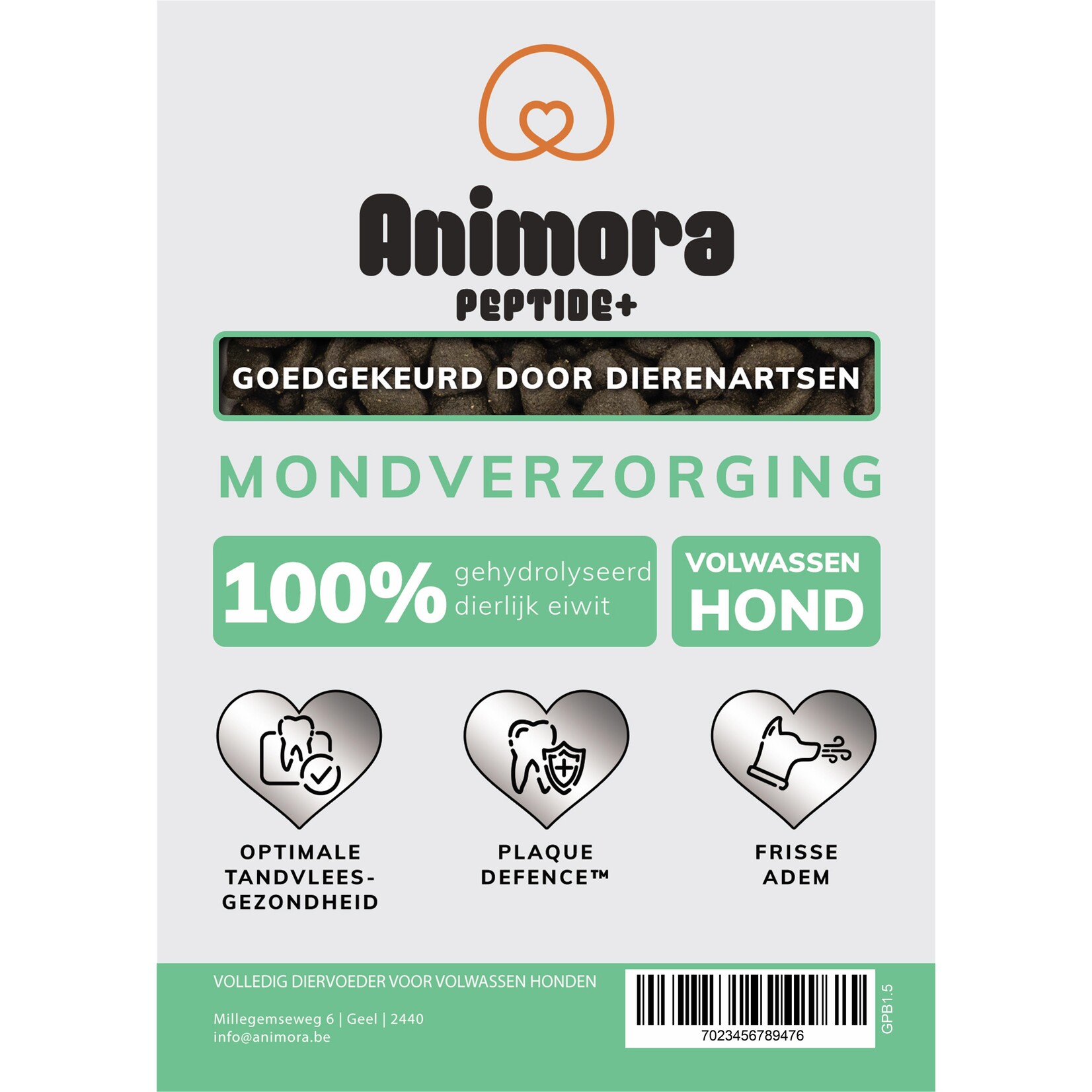 Animora Animora peptide+ mondverzorging 1.5kg