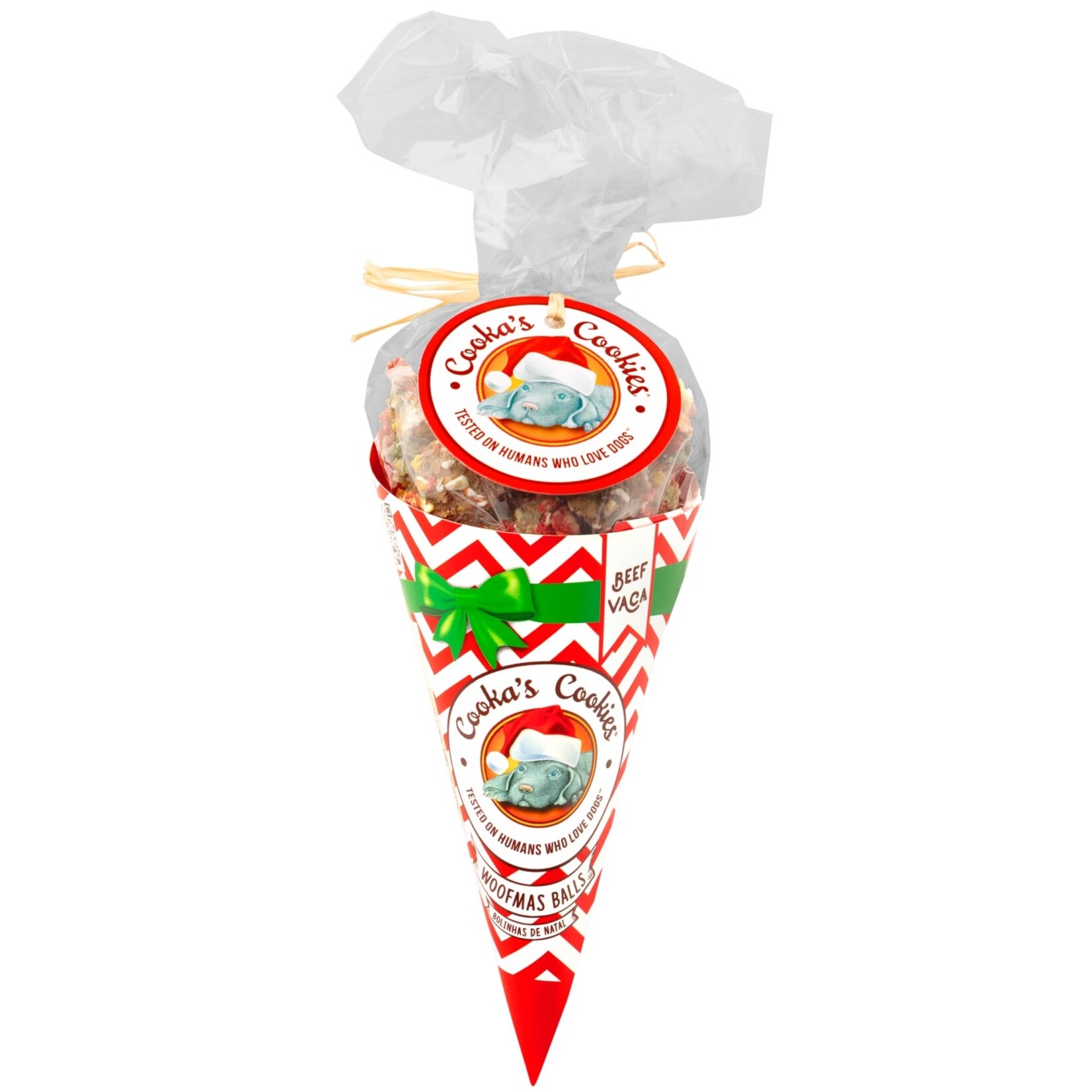 cooka's cookies Cooka's beijinhos woofmas balls 50gr (rund)