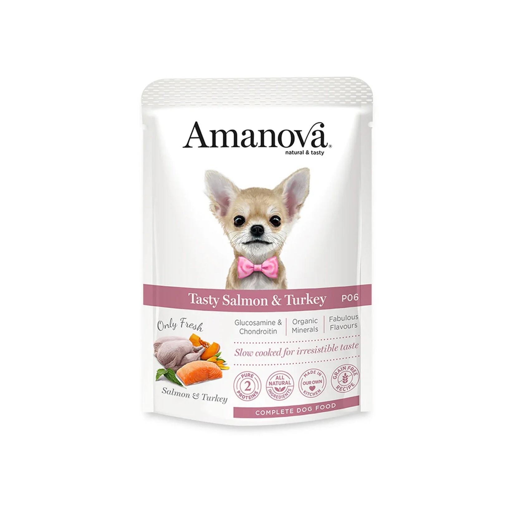 Amanova Amanova adult tasty salmon & turkey 100gr