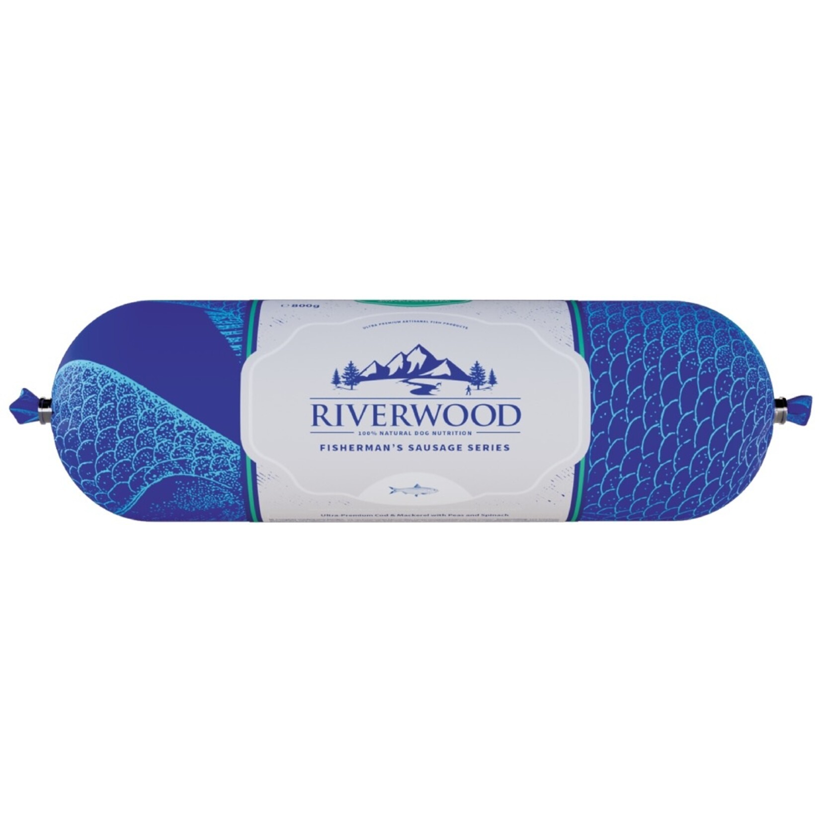 Riverwood Riverwood COD & mackerel sausages 800gr