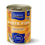 Fish4dogs finest whitefish with sweet potato 395gr