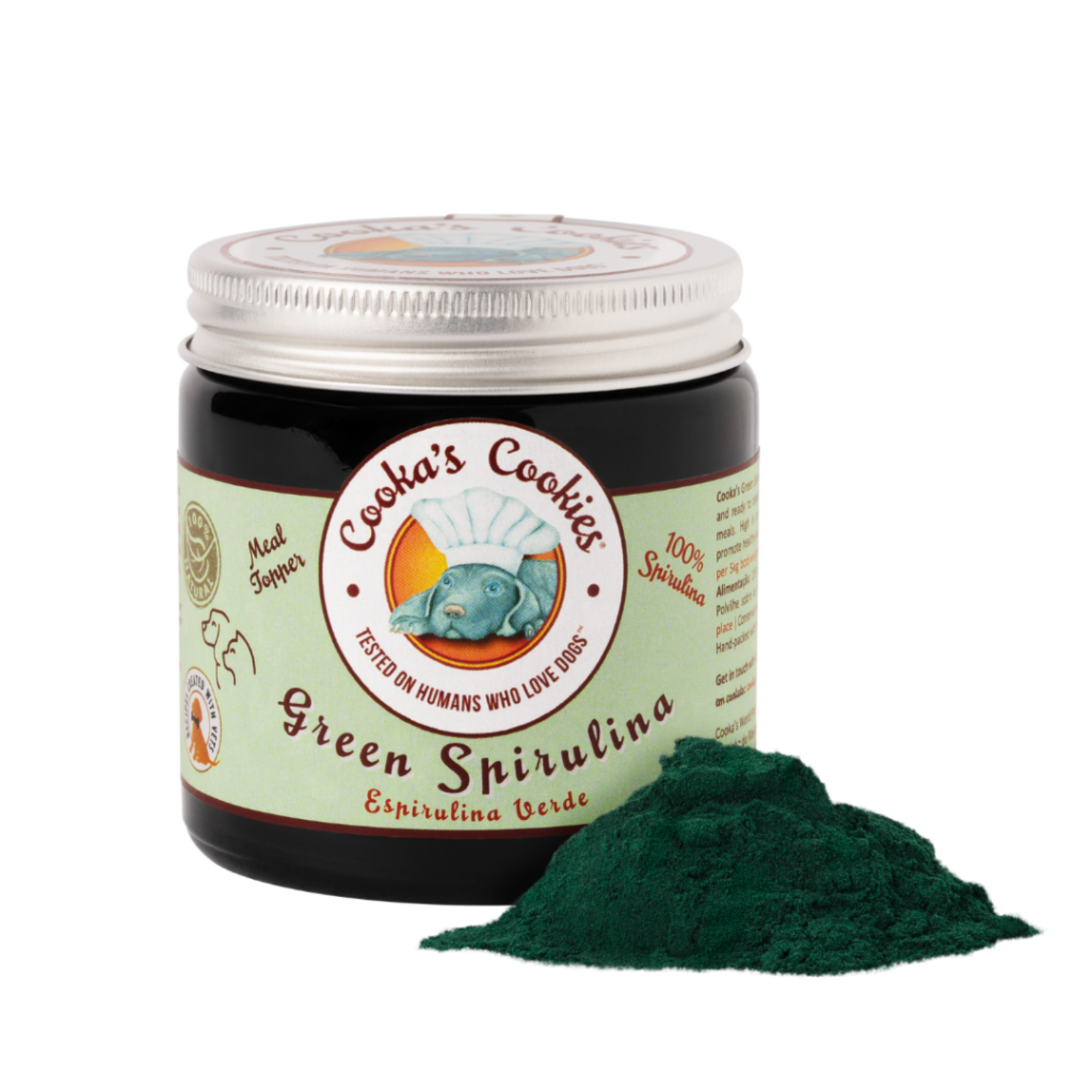 cooka's cookies Cooka's green spirulina 45gr