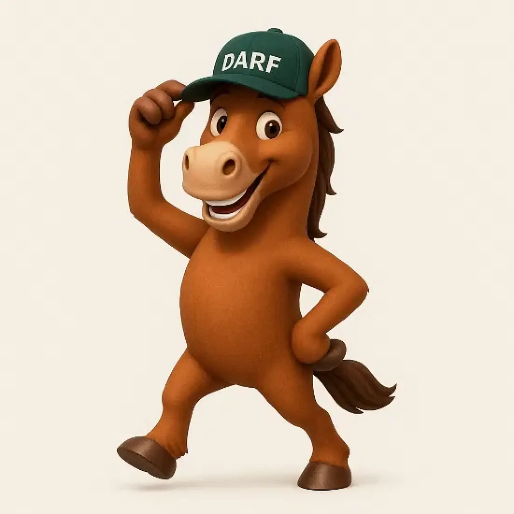 Darf Darf vol bites paard