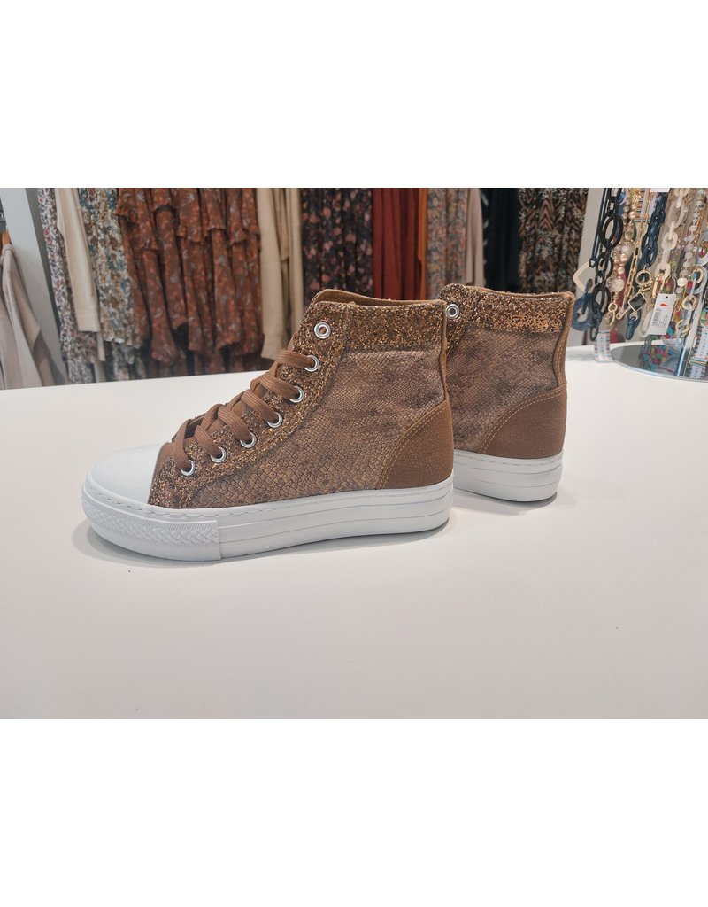 Chicmuse Hoge sneakers Camel