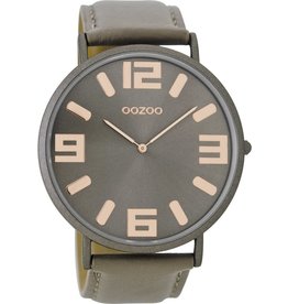 OOZOO OOZOO Vintage Taupe horloge (48 mm)