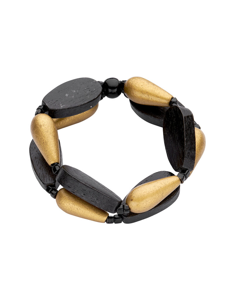 Les Cordes ULTAN ARMBAND ZWART