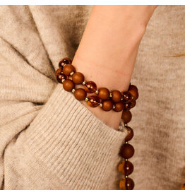 Les Cordes KAGAN (AB) ARMBAND COGNAC