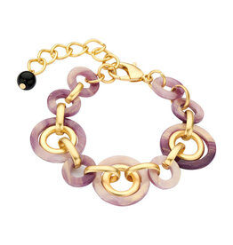 Les Cordes KADE ARMBAND LILA