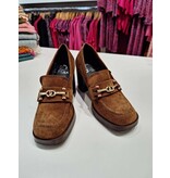 BELIZIA SHOES MOCCASIN MET HAK 2496093-M/631 COGNAC