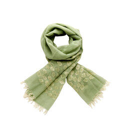 Les Cordes LCSCARVES128 SJAALS GROEN