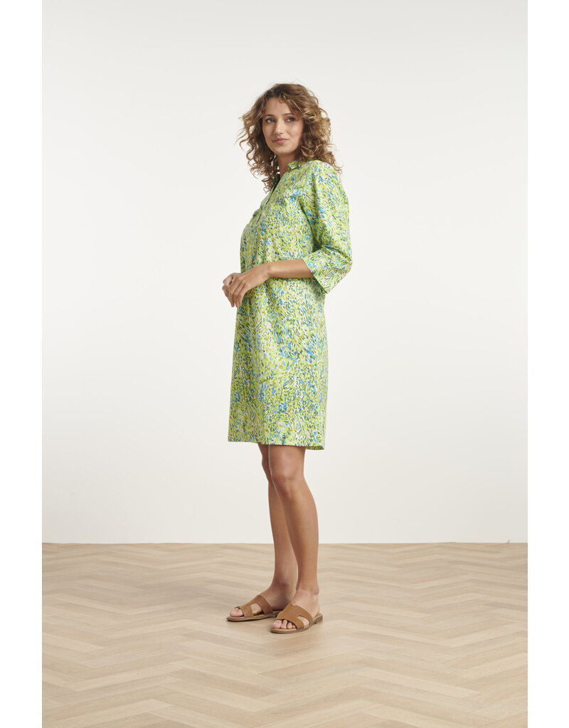 Smashed Lemon 24034 DRESS LIME - WHITE