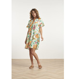 Smashed Lemon 24041 DRESS OFF WHITE - MULTICOLOR