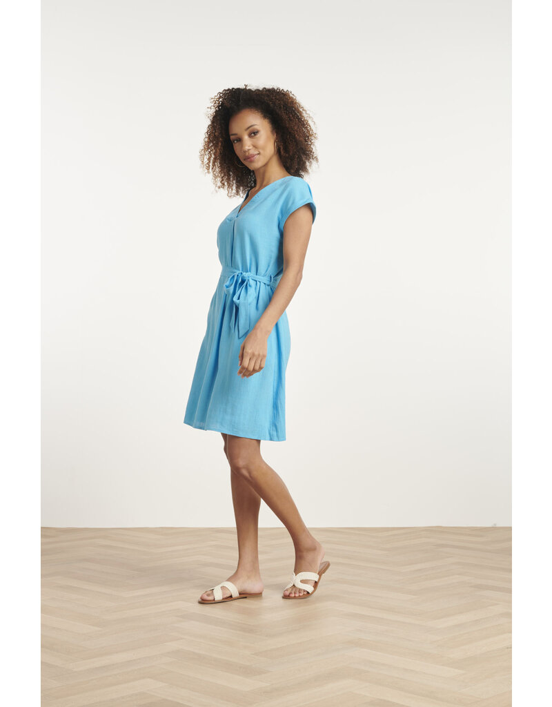 Smashed Lemon 24087 DRESS BLAUW