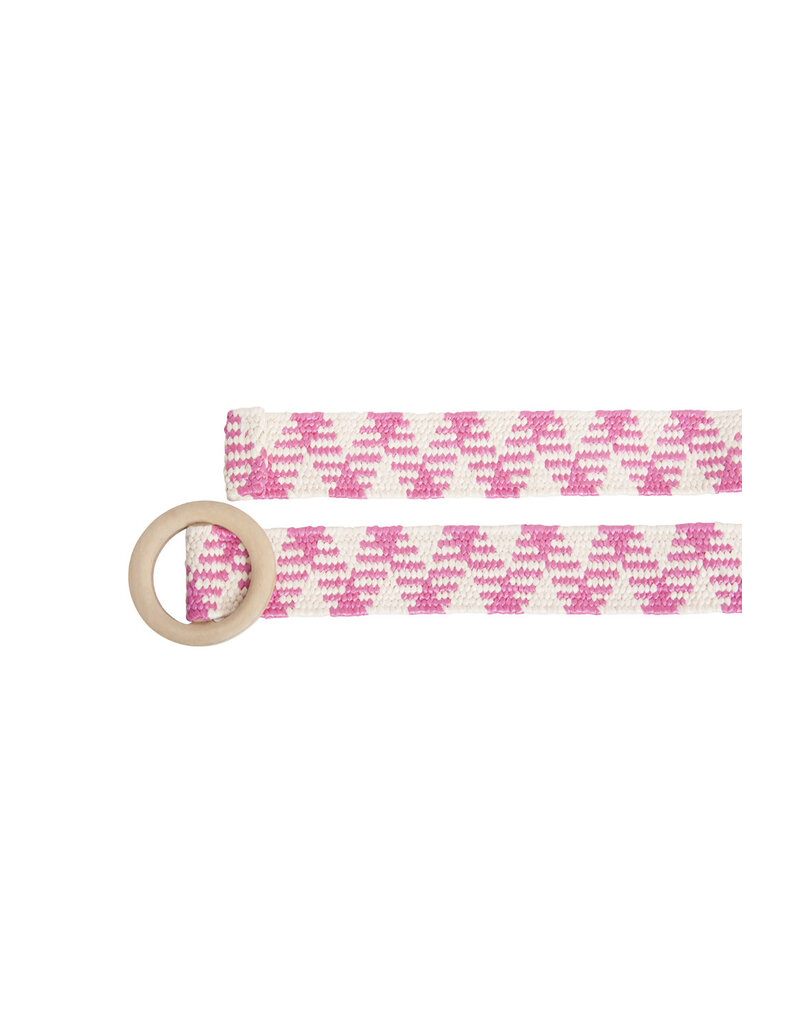 Smashed Lemon 52001 BELT FUSHIA-BEIGE