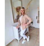 ARTIGLI BLAZER GIACCA CON CUCITURA BEIGE