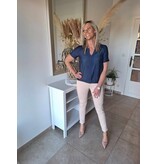 C'est Beau la Vie! 63CB2CH810 LUCIE BLOUSE UNIE - MARINE