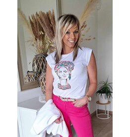 Julie Guerlande FREEDA T-SHIRT BLANC