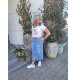 ARTIGLI LONG JEANS SKIRT -SHARON