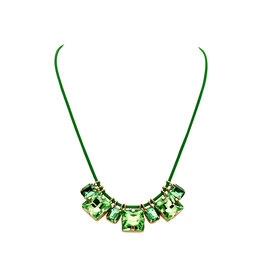 Les Cordes Bhutan collier GROEN