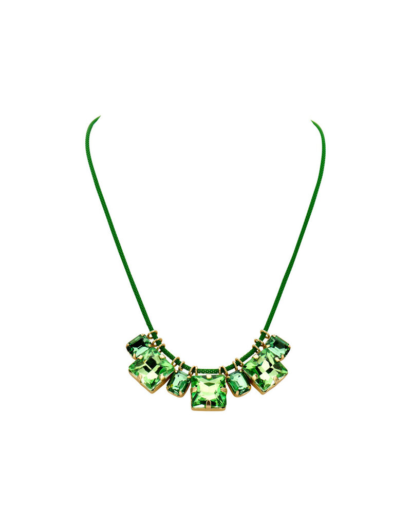 Les Cordes Bhutan collier GROEN