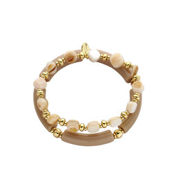 Les Cordes PAN66 ARMBAND BEIGE