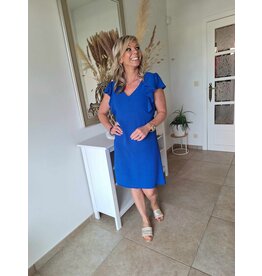 Julie Guerlande BRESIL ROBE UNIE MANCH BLUE OCEAN