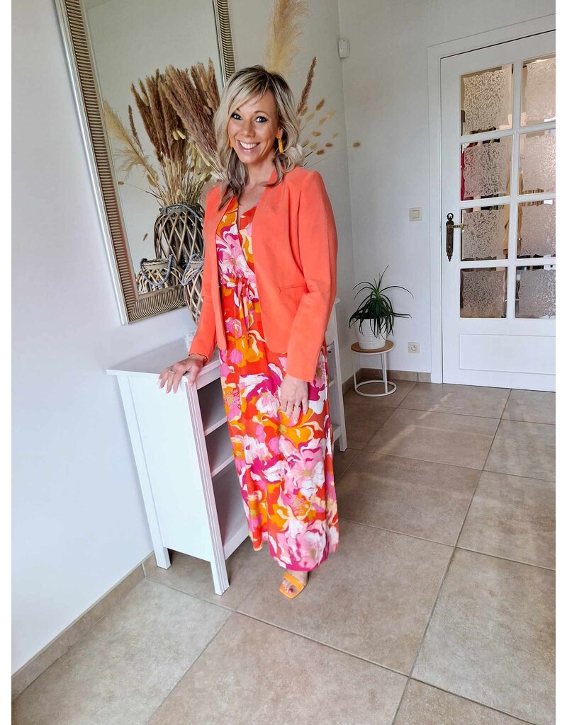 C'est Beau la Vie! 63CB2RO403 CALYPSO ROBE LONGUE - ORANGE